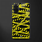 do not cross warning glass case for samsung galaxy s20 plus image