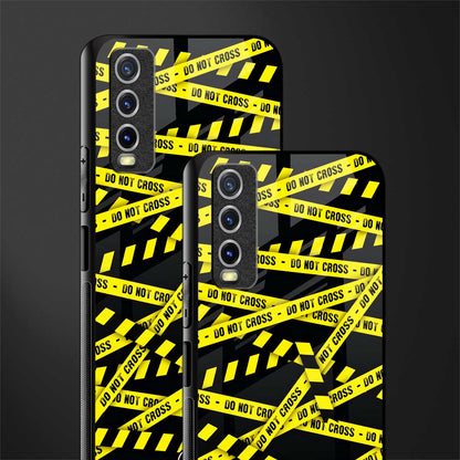 do not cross warning glass case for vivo y12g image-2