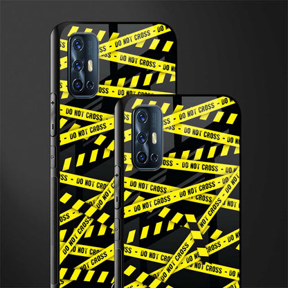 do not cross warning glass case for vivo v17 image-2