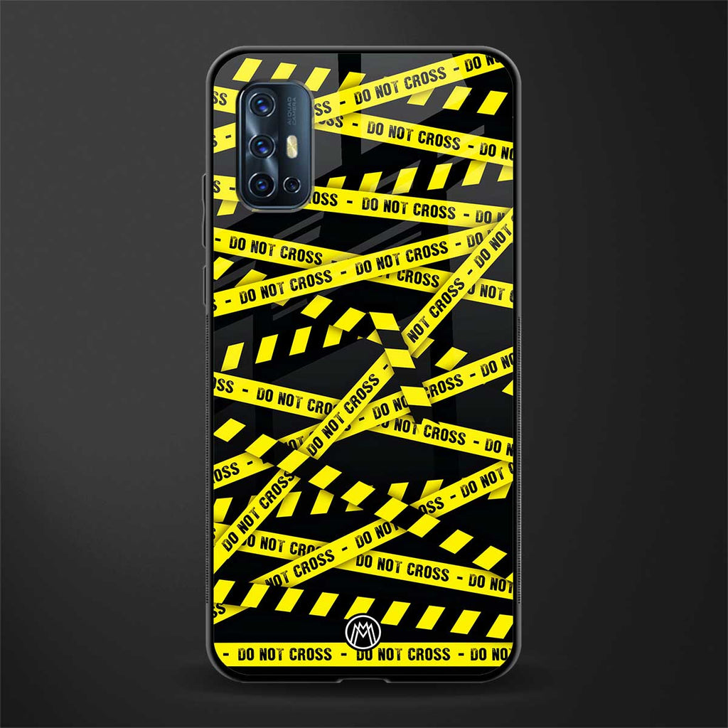 do not cross warning glass case for vivo v17 image