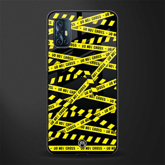 do not cross warning glass case for vivo v17 image