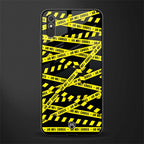 do not cross warning glass case for redmi 9a image
