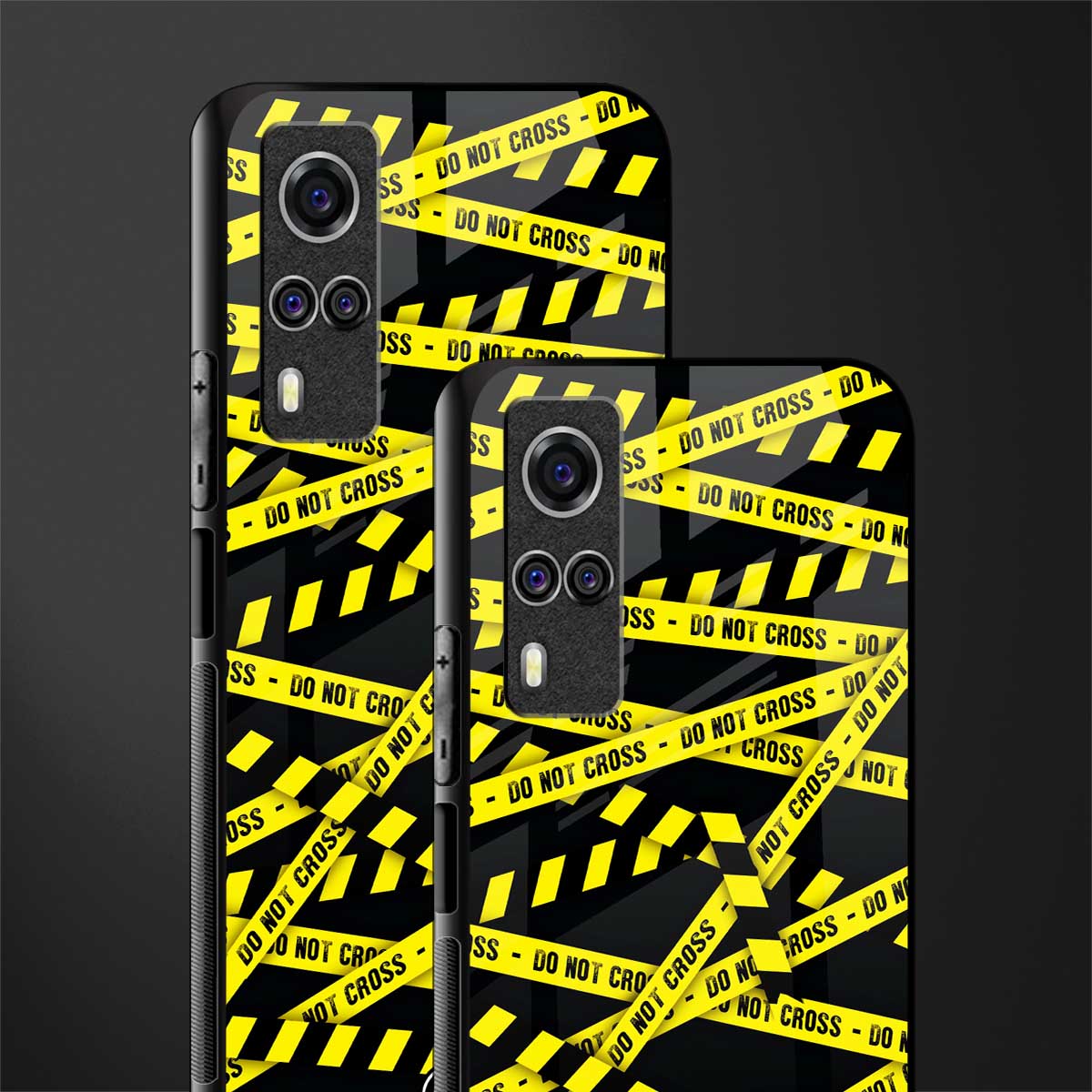 do not cross warning glass case for vivo y51a image-2