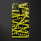 do not cross warning glass case for redmi 9c image
