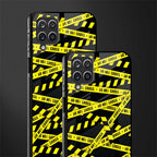 do not cross warning glass case for samsung galaxy a12 image-2