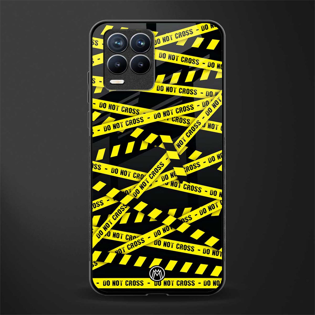 do not cross warning glass case for realme 8 pro image