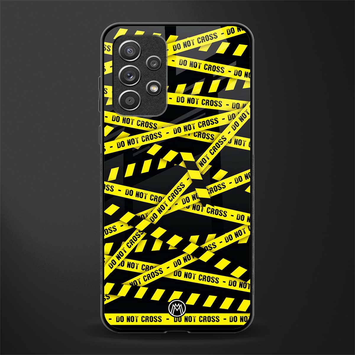do not cross warning glass case for samsung galaxy a52 image