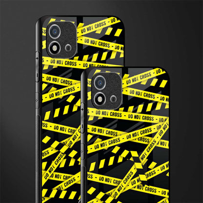 do not cross warning glass case for realme c20 image-2