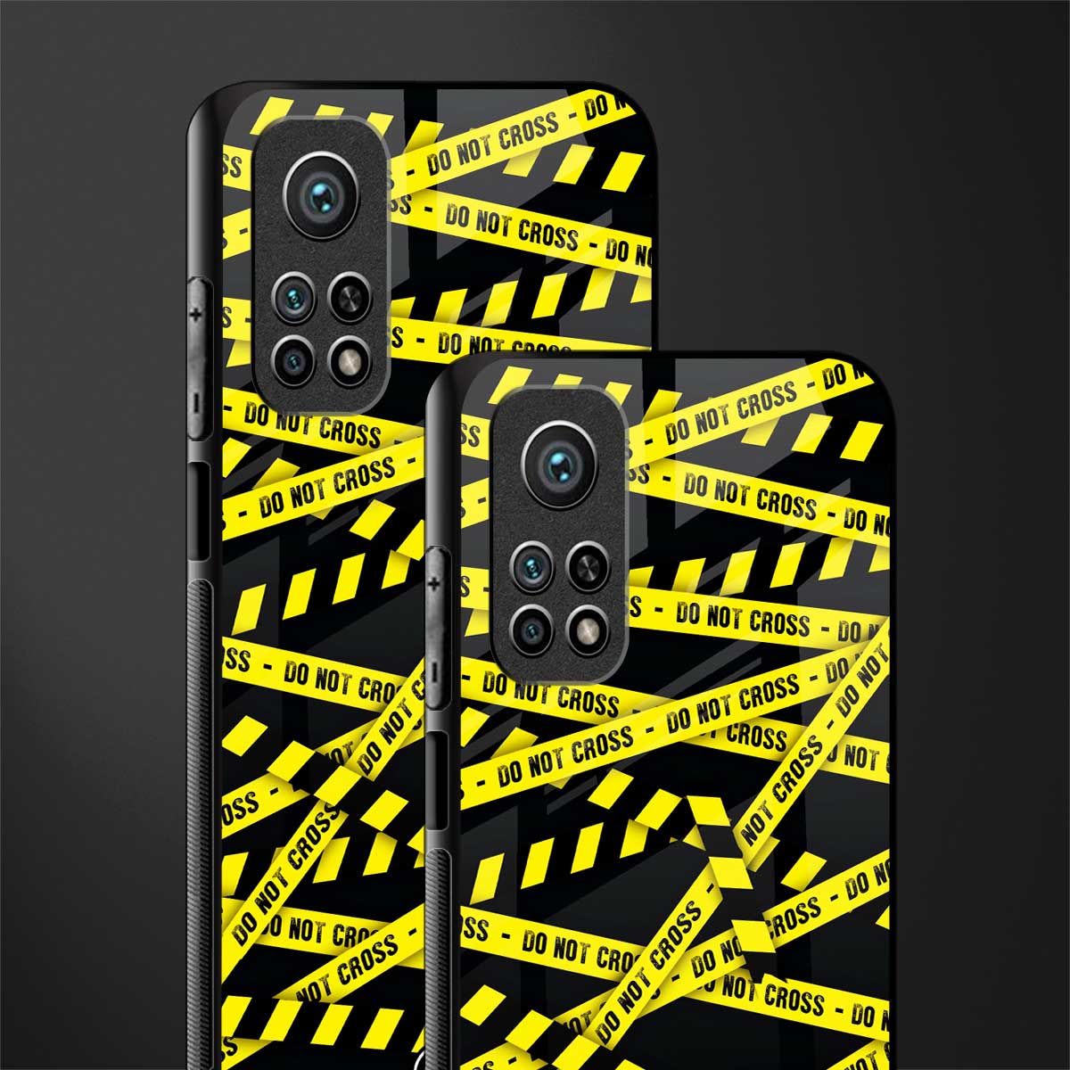 do not cross warning glass case for mi 10t 5g image-2