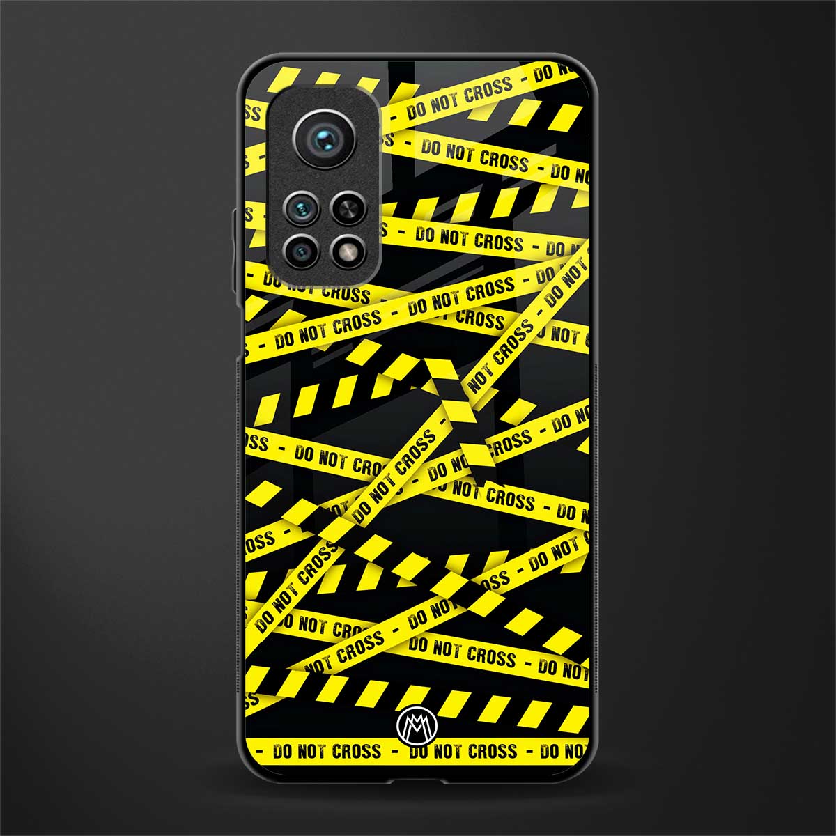 do not cross warning glass case for mi 10t 5g image