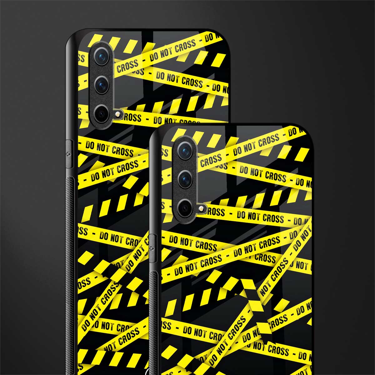 do not cross warning glass case for oneplus nord ce 5g image-2