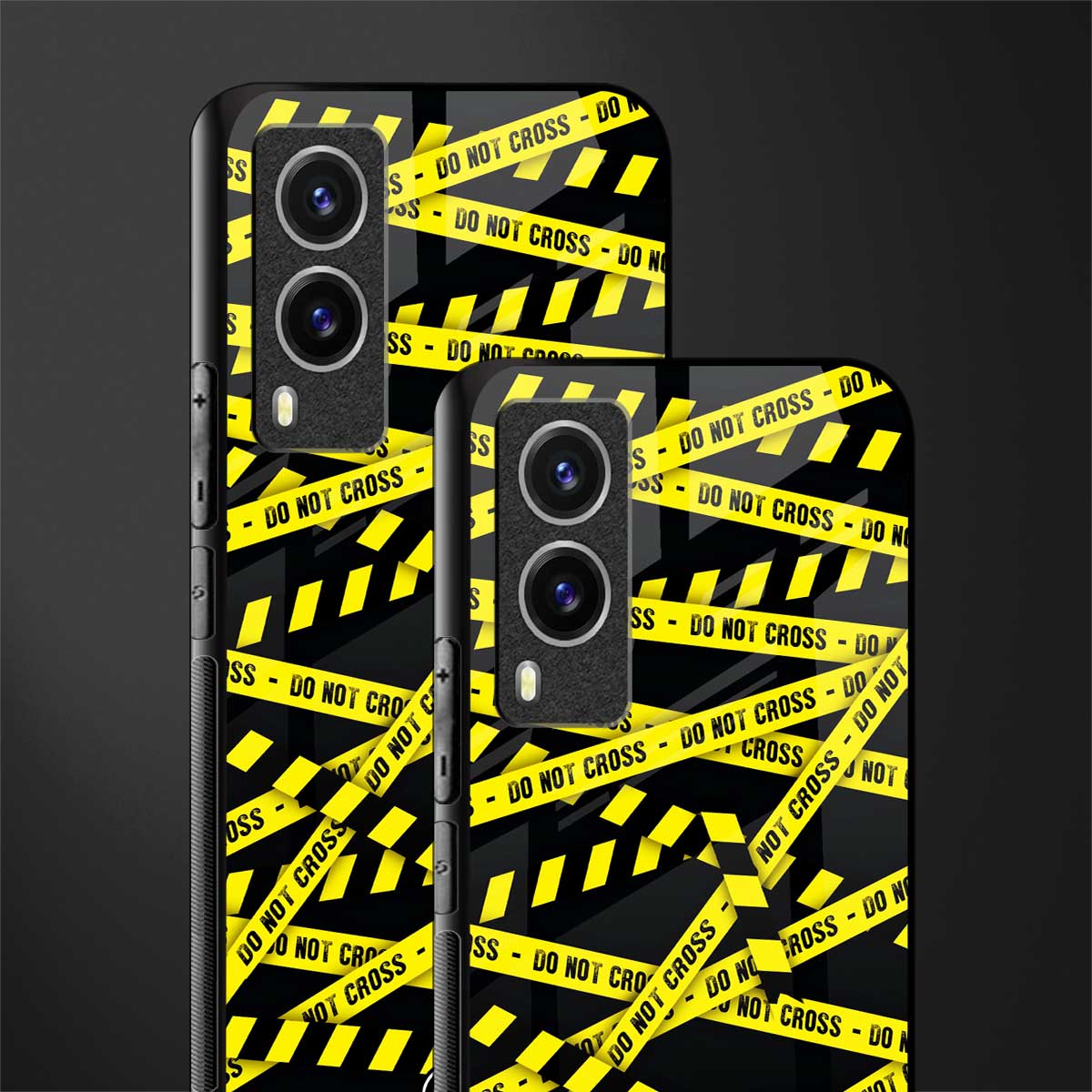 do not cross warning glass case for vivo v21e 5g image-2