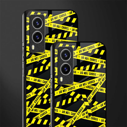 do not cross warning glass case for vivo v21e 5g image-2