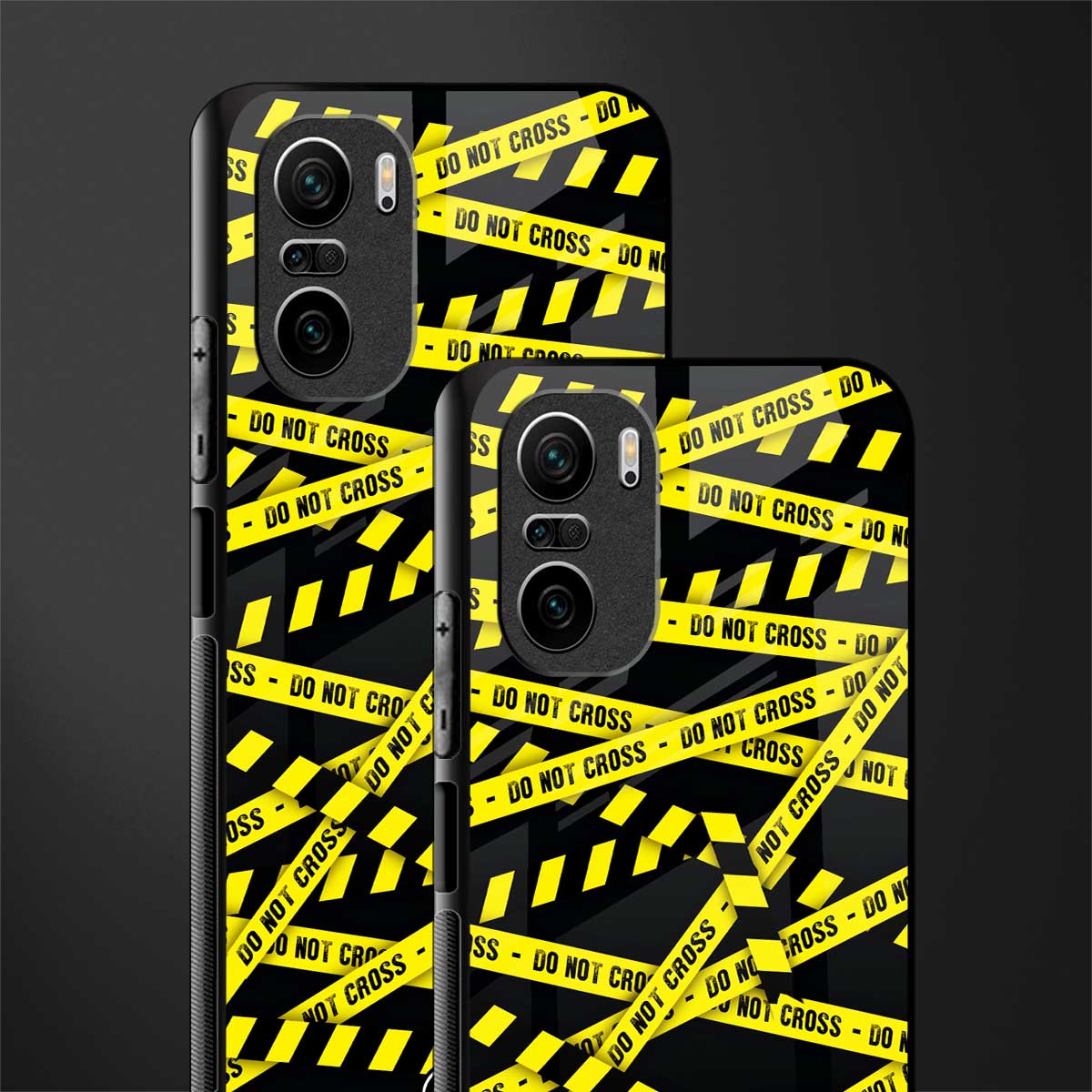do not cross warning glass case for mi 11x 5g image-2