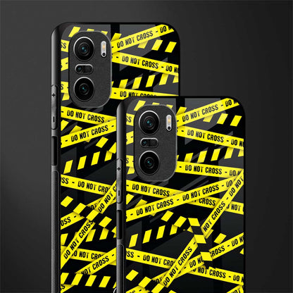 do not cross warning glass case for mi 11x 5g image-2