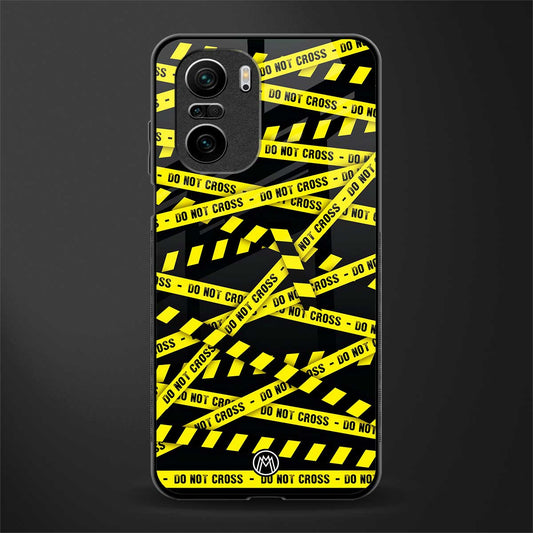 do not cross warning glass case for mi 11x 5g image