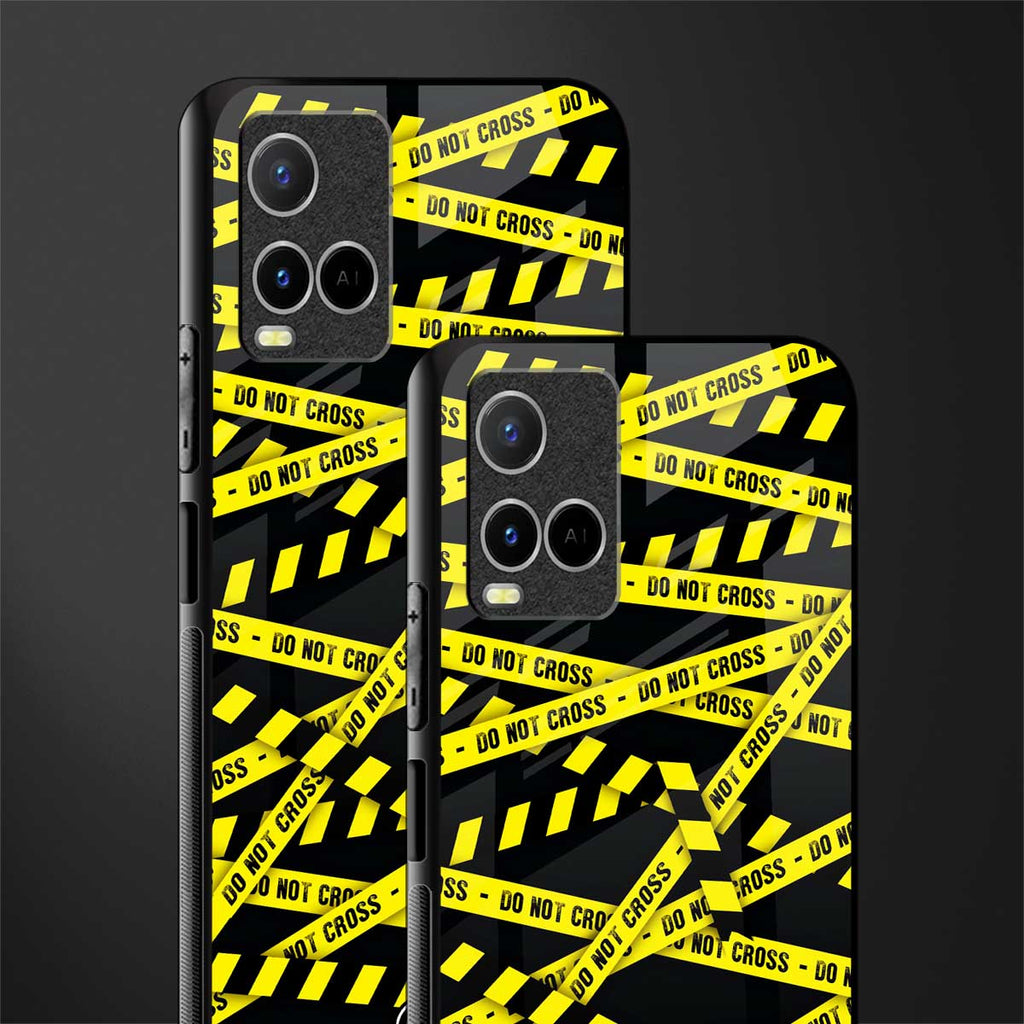 do not cross warning glass case for vivo y21s image-2