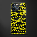 do not cross warning glass case for iphone 12 pro image