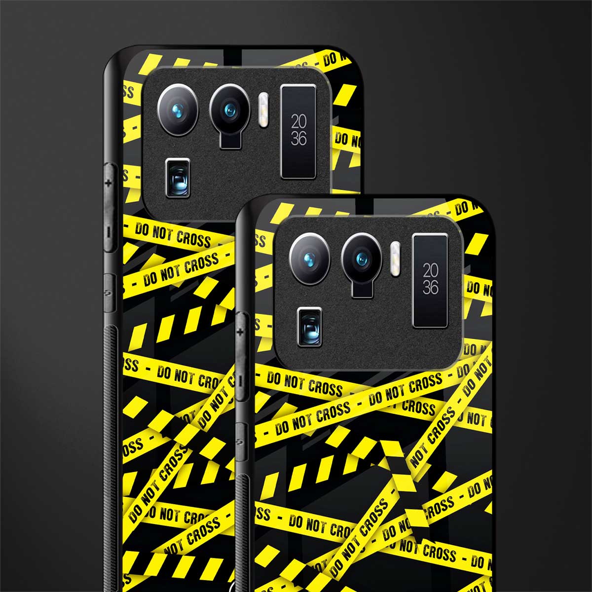 do not cross warning glass case for mi 11 ultra 5g image-2