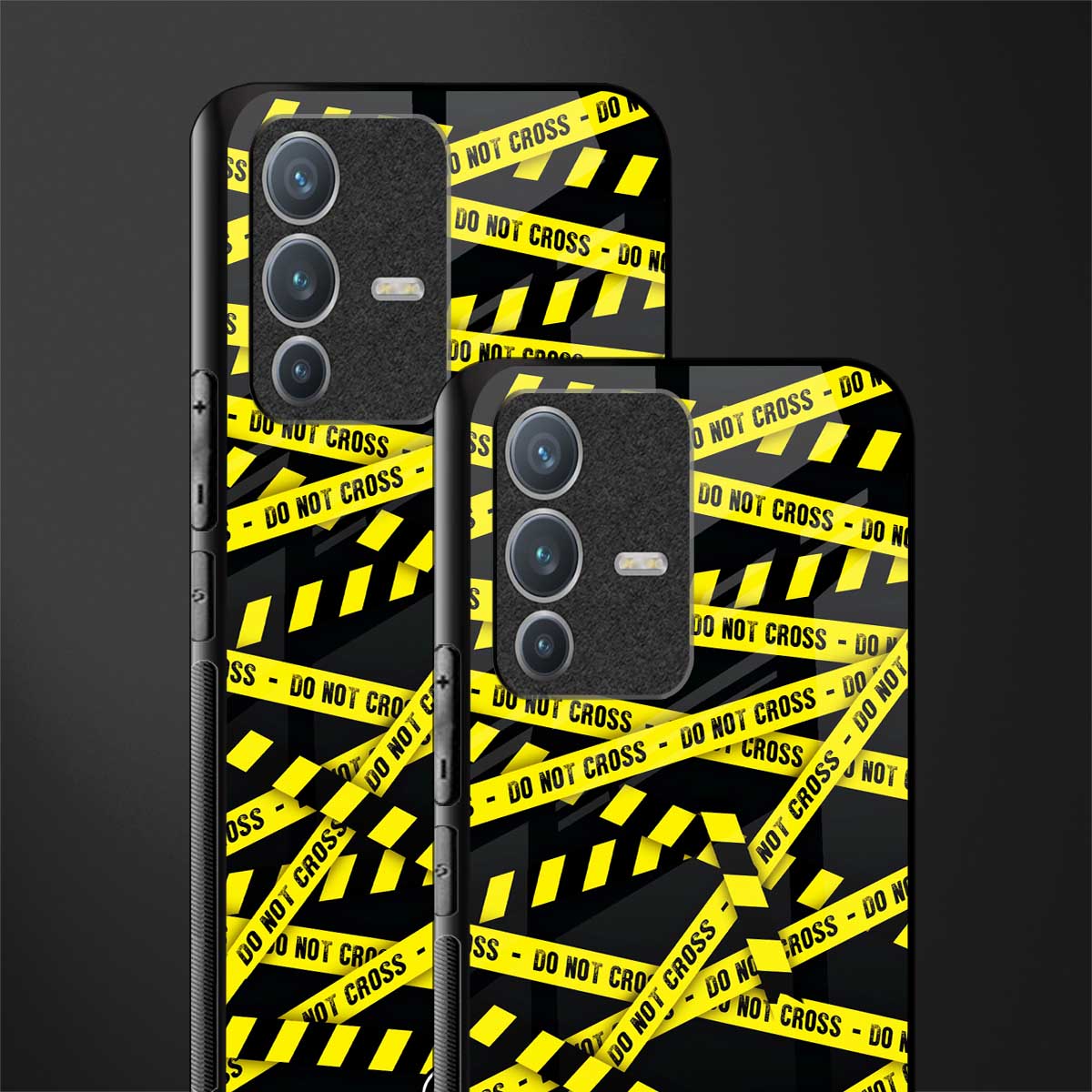 do not cross warning glass case for vivo v23 pro 5g image-2