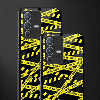 do not cross warning glass case for vivo v23 pro 5g image-2