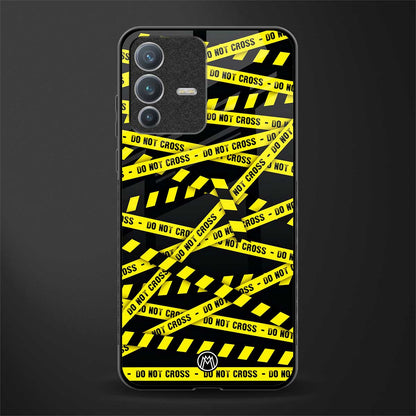 do not cross warning glass case for vivo v23 pro 5g image