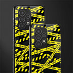 do not cross warning back phone cover | glass case for samsung galaxy a53 5g