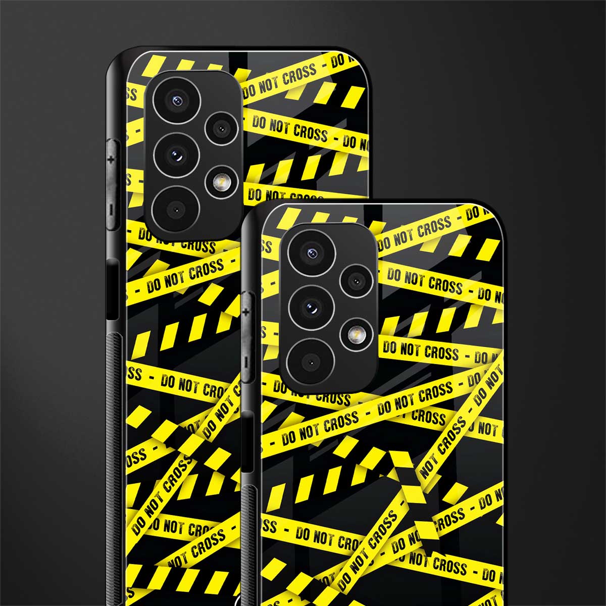 do not cross warning back phone cover | glass case for samsung galaxy a13 4g