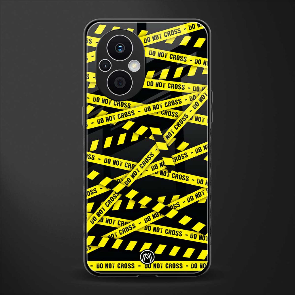 do not cross warning back phone cover | glass case for oppo f21 pro 5g