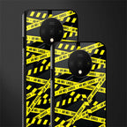 do not cross warning glass case for oneplus 7t image-2