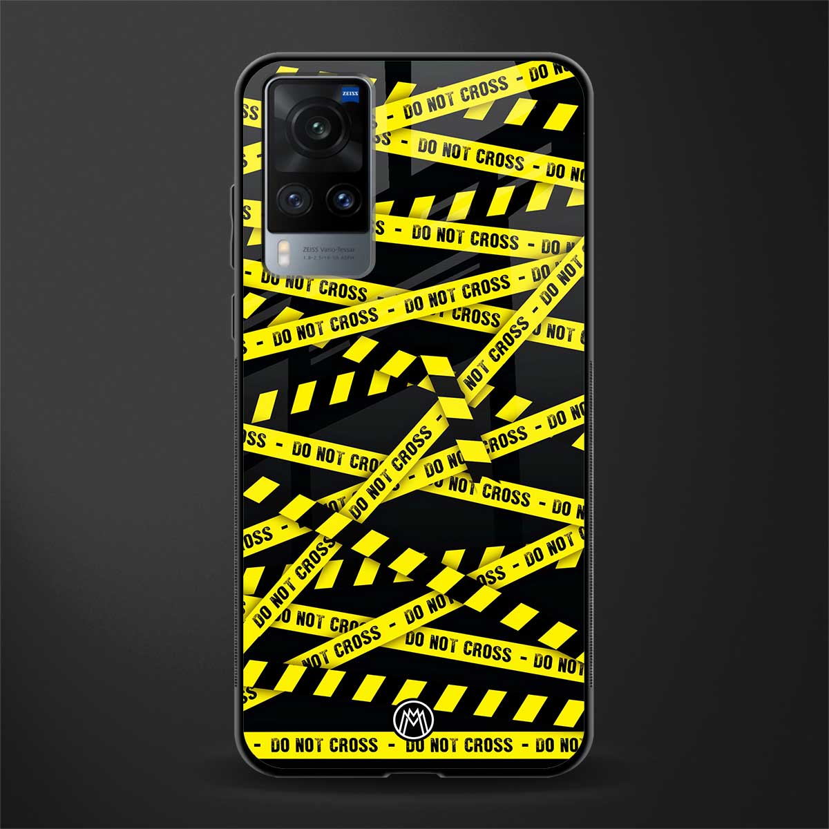 do not cross warning glass case for vivo x60 image