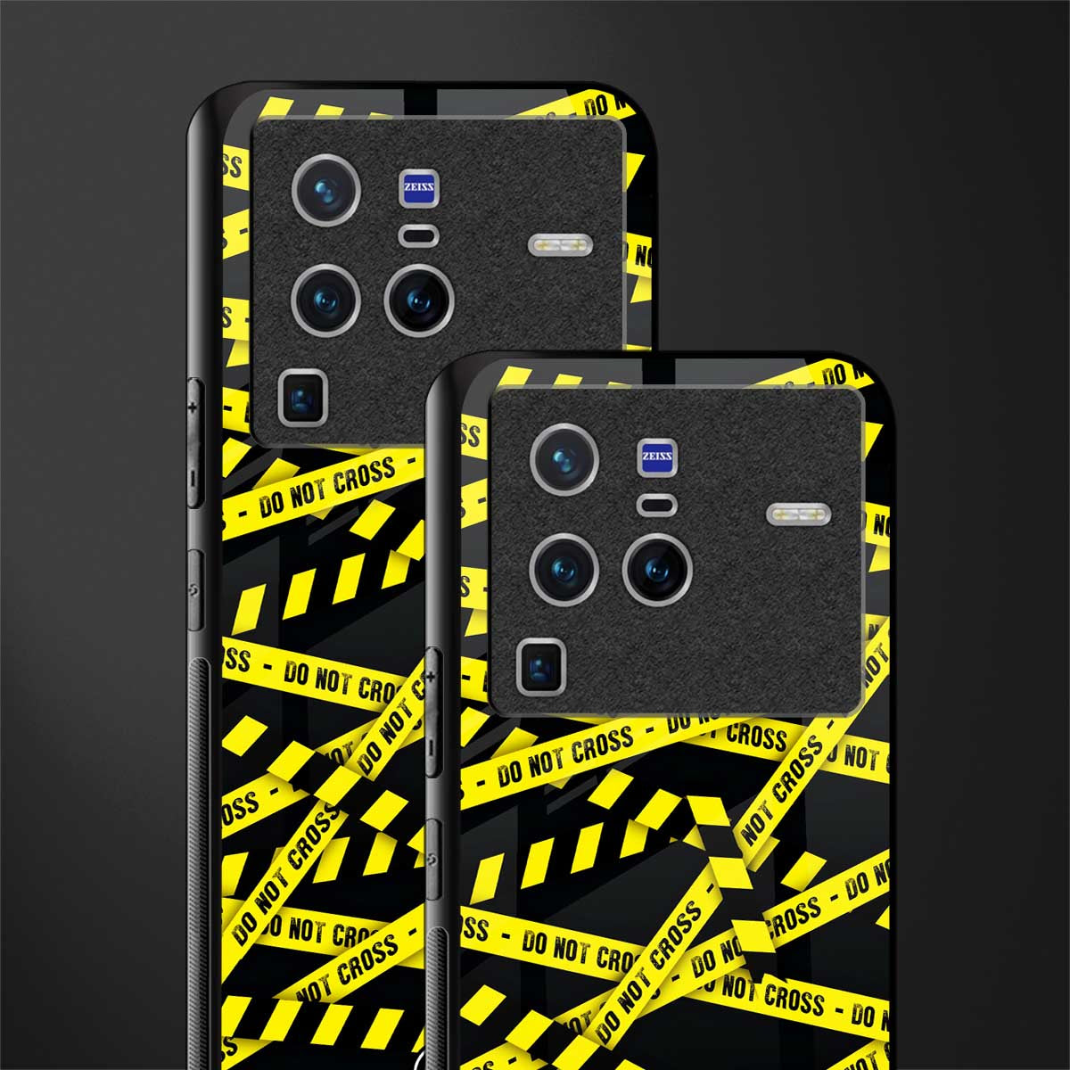 do not cross warning glass case for vivo x80 pro 5g image-2