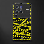 do not cross warning glass case for vivo x80 pro 5g image
