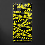 do not cross warning glass case for samsung a11 image