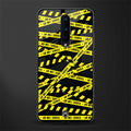 do not cross warning glass case for oneplus 8 image