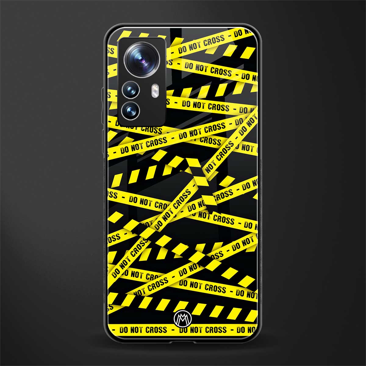 do not cross warning back phone cover | glass case for xiaomi 12 pro