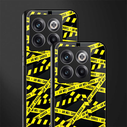 do not cross warning back phone cover | glass case for oneplus 10t