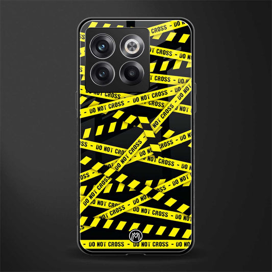 do not cross warning back phone cover | glass case for oneplus 10t