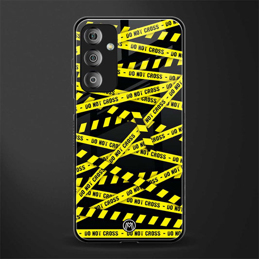 do not cross warning back phone cover | glass case for samsung galaxy f23 5g