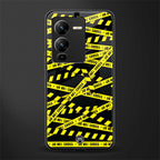 do not cross warning back phone cover | glass case for vivo v25 pro 5g