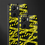 do not cross warning back phone cover | glass case for vivo y16