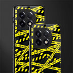 do not cross warning back phone cover | glass case for oneplus 11