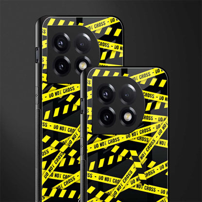 do not cross warning back phone cover | glass case for oneplus 11
