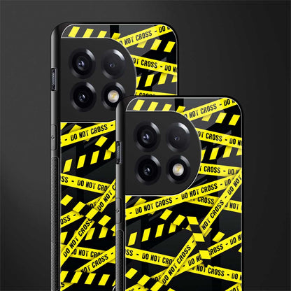 do not cross warning back phone cover | glass case for oneplus 11r