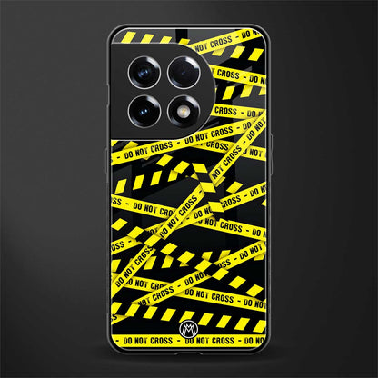 do not cross warning back phone cover | glass case for oneplus 11r