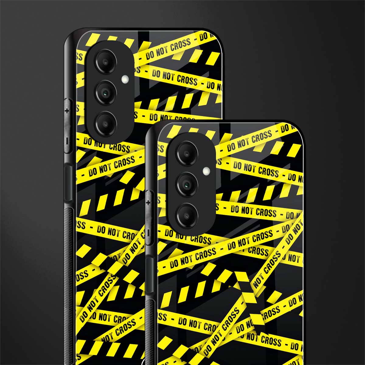do not cross warning back phone cover | glass case for samsung galaxy a14 5g