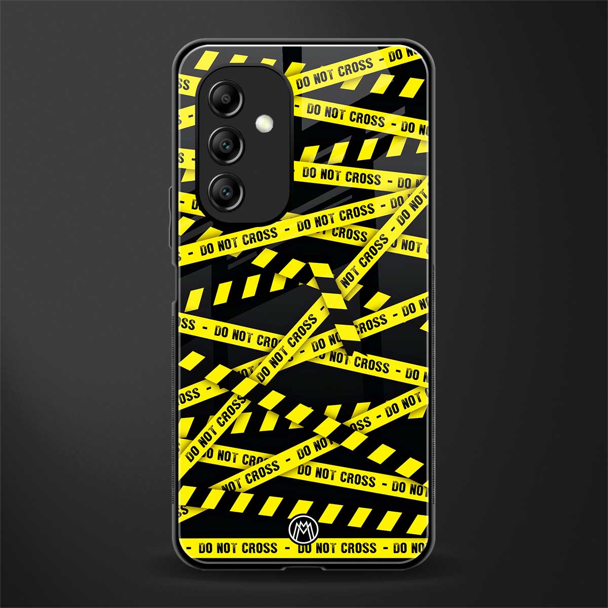 do not cross warning back phone cover | glass case for samsung galaxy a14 5g