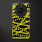 do not cross warning back phone cover | glass case for realme 11 pro 5g