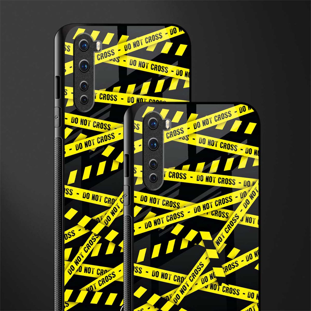 do not cross warning glass case for oneplus nord ac2001 image-2