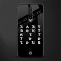 don't get too loud glass case for poco x2 image
